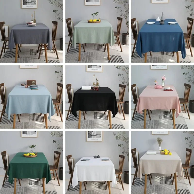 Nappe rectangulaire en coton .