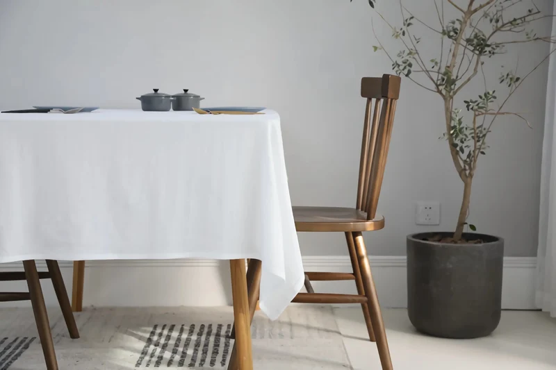 Nappe rectangulaire en coton .