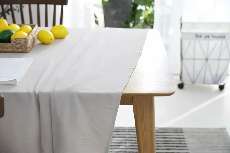 Nappe rectangulaire en coton .