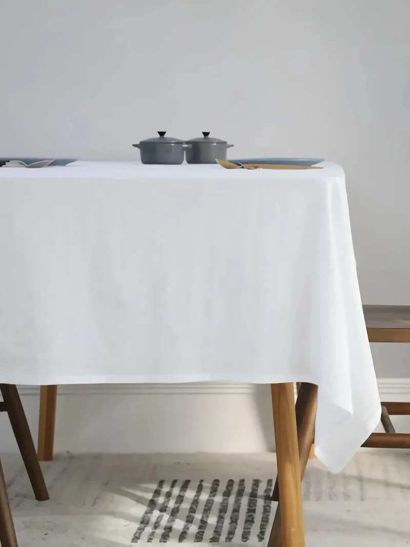 Nappe rectangulaire en coton .