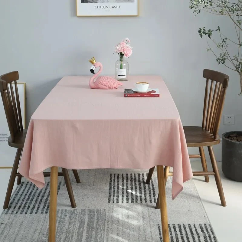Nappe rectangulaire en coton .