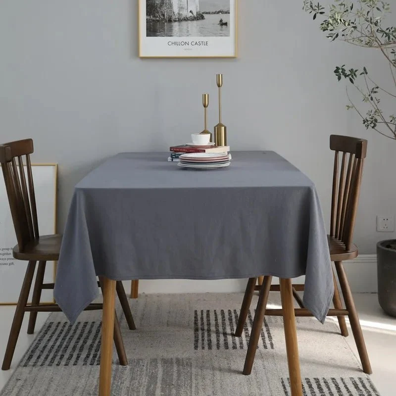 Nappe rectangulaire en coton .