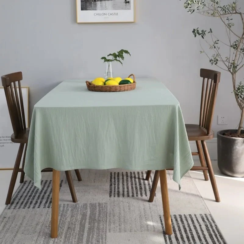 Nappe rectangulaire en coton .
