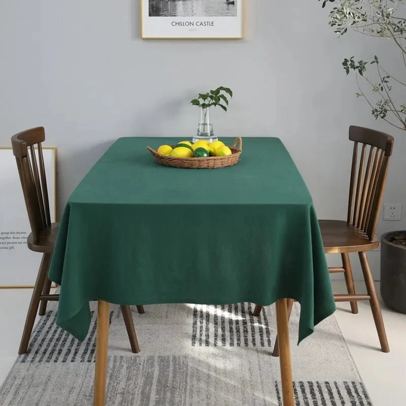 Nappe rectangulaire en coton .