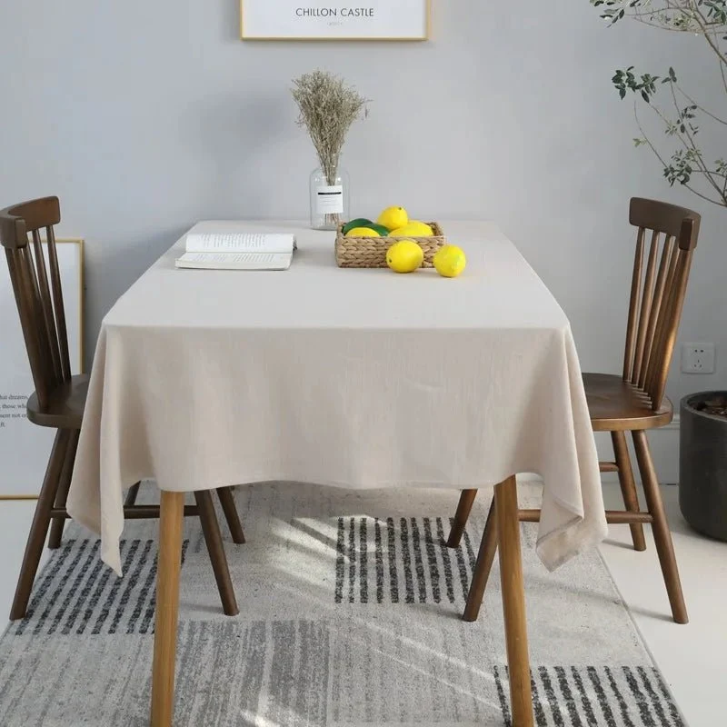 Nappe rectangulaire en coton .