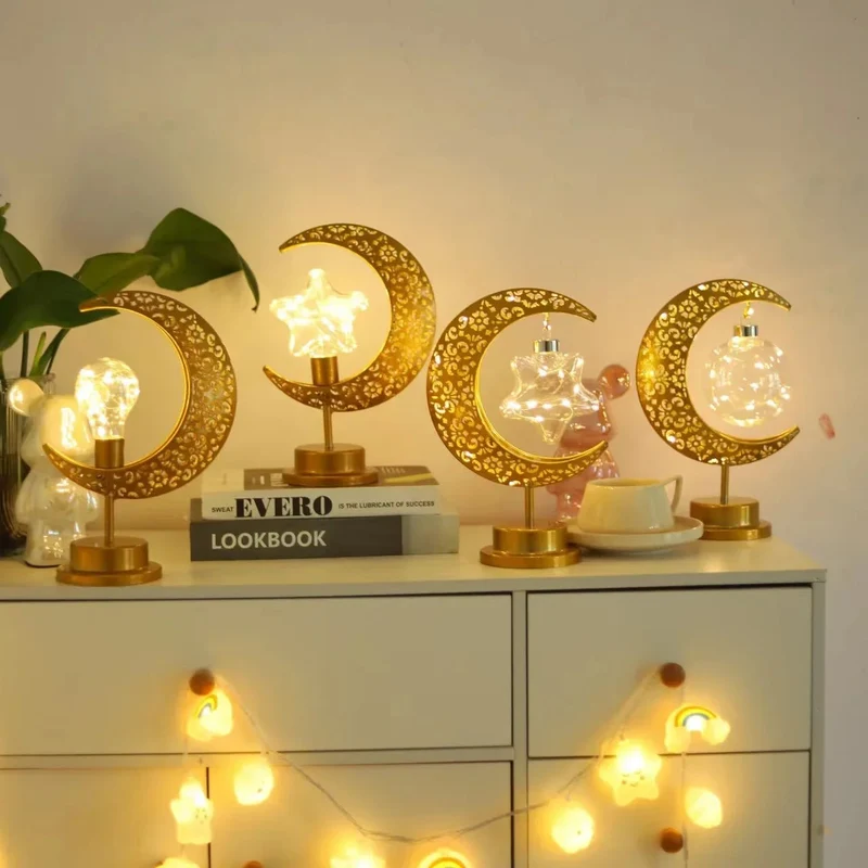 Lampe en métal à table pour l'intérieur