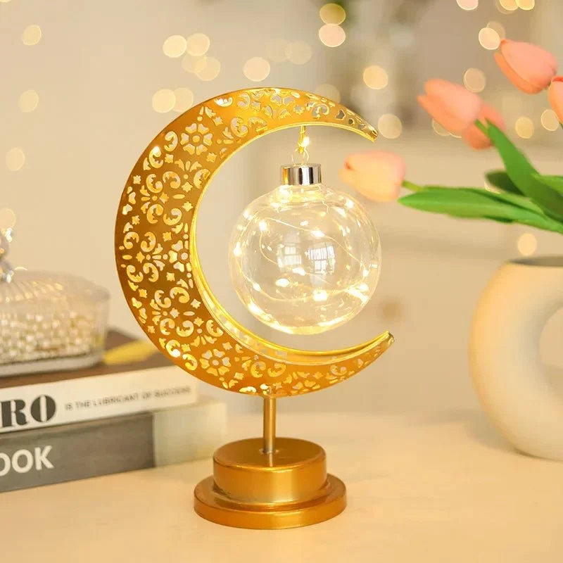 Lampe en métal à table pour l'intérieur