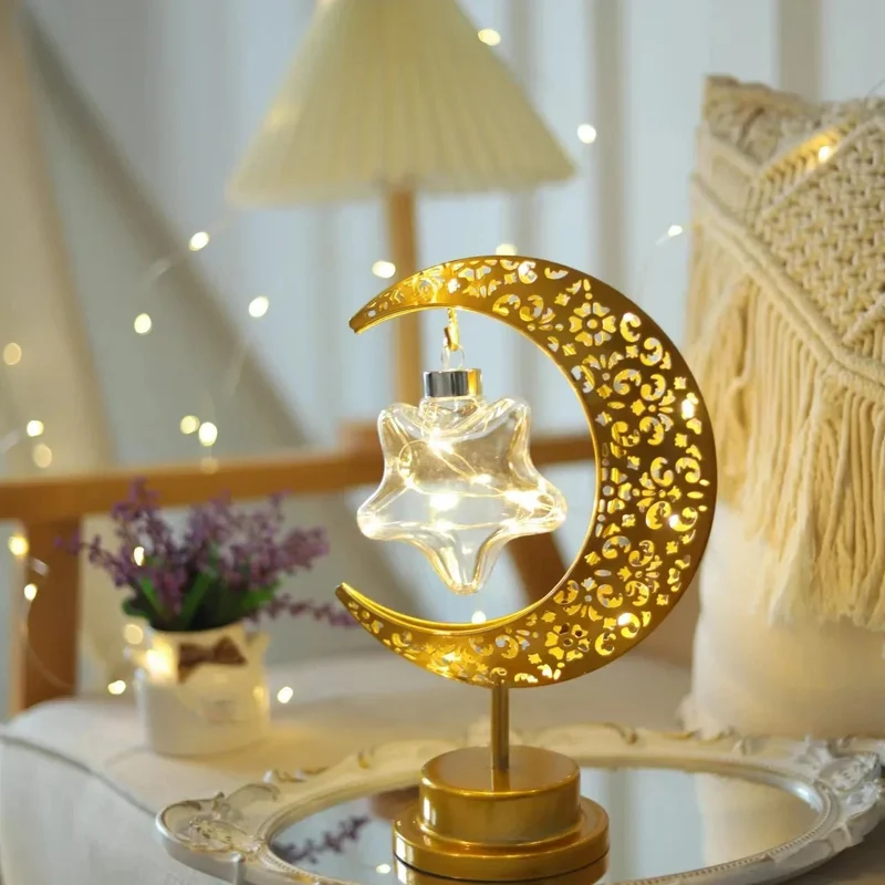 Lampe en métal à table pour l'intérieur