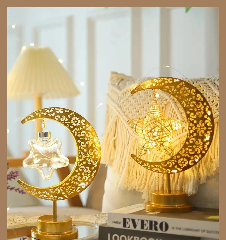 Lampe en métal à table pour l'intérieur