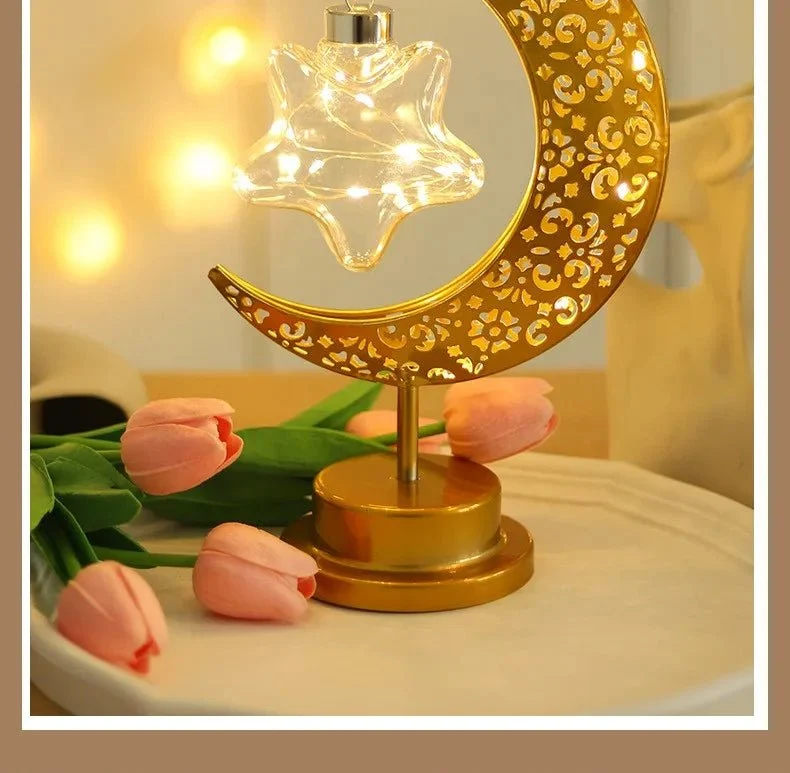 Lampe en métal à table pour l'intérieur