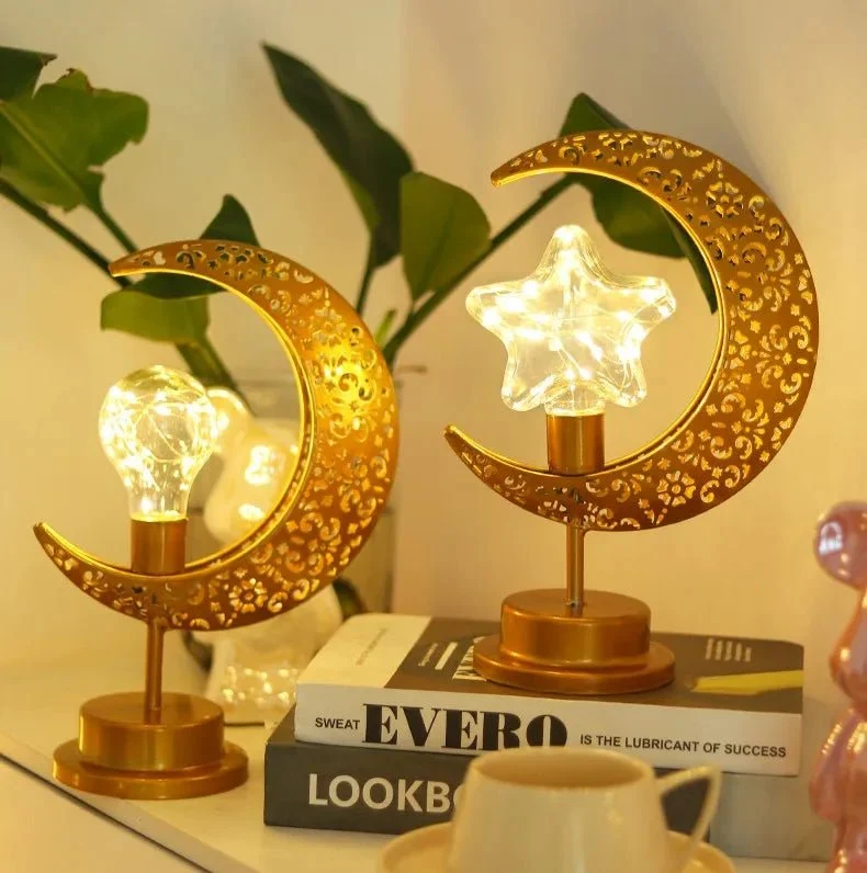 Lampe en métal à table pour l'intérieur