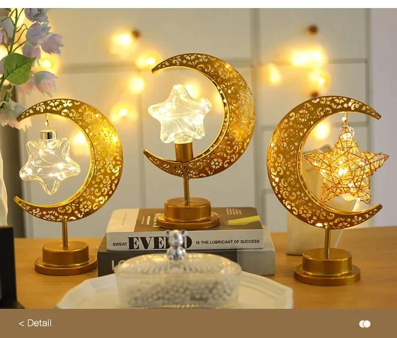 Lampe en métal à table pour l'intérieur