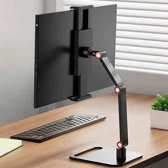 Support ergonomique pour écran PC