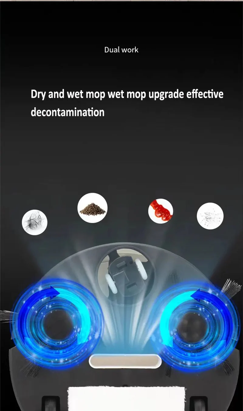 Robot aspirateur USB 3en1