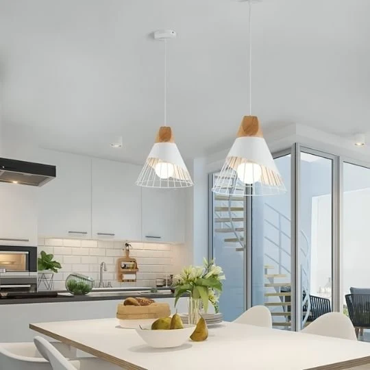 Suspension design pour un éclairage tendance