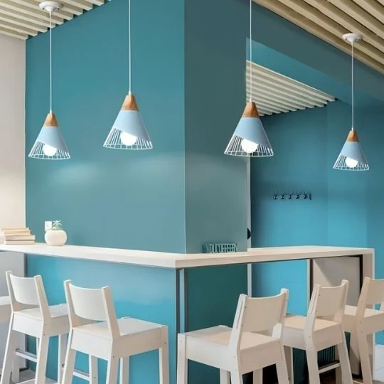 Suspension design pour un éclairage tendance