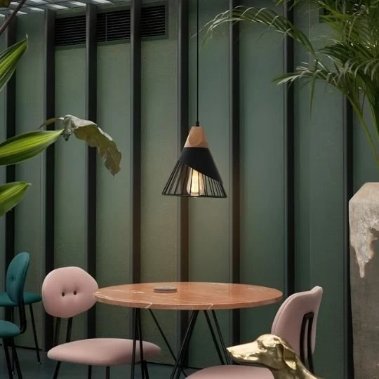 Suspension design pour un éclairage tendance