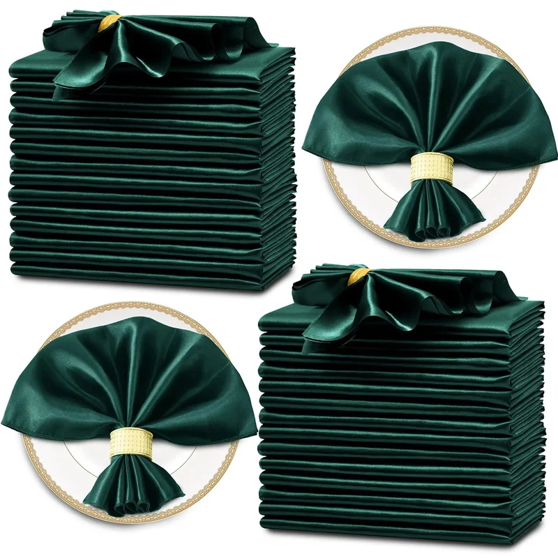 Serviettes de Table en Satin
