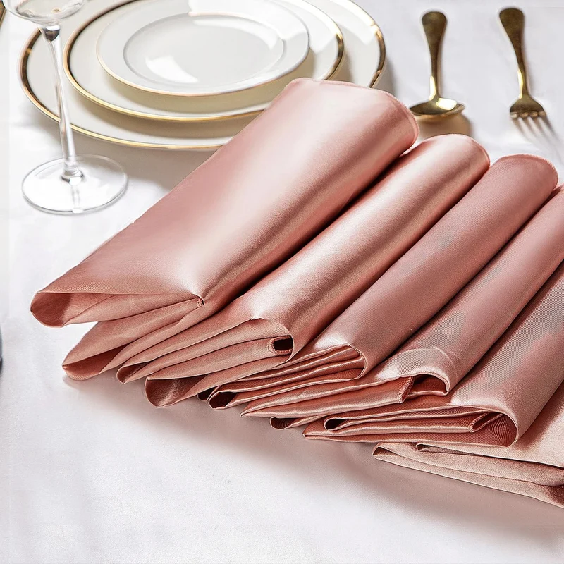 Serviettes de Table en Satin