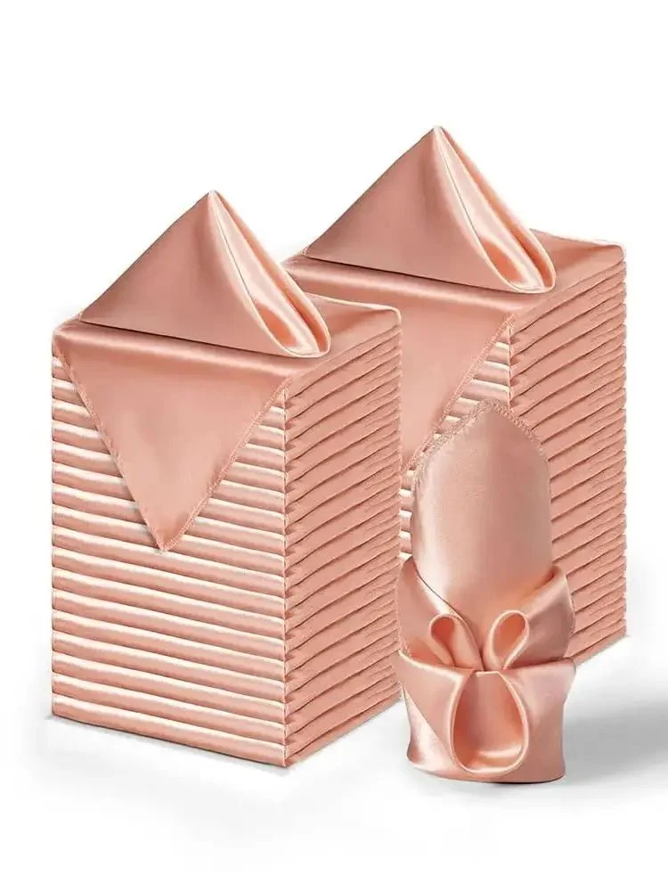 Serviettes de Table en Satin