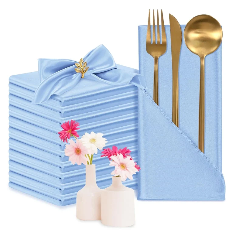 Serviettes de Table en Satin