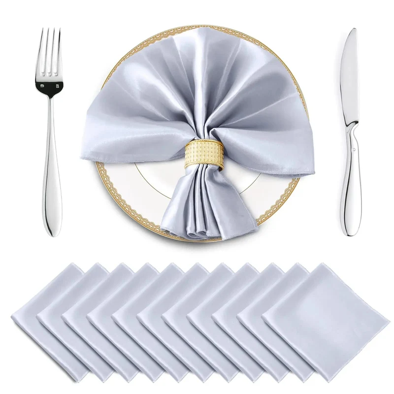 Serviettes de Table en Satin