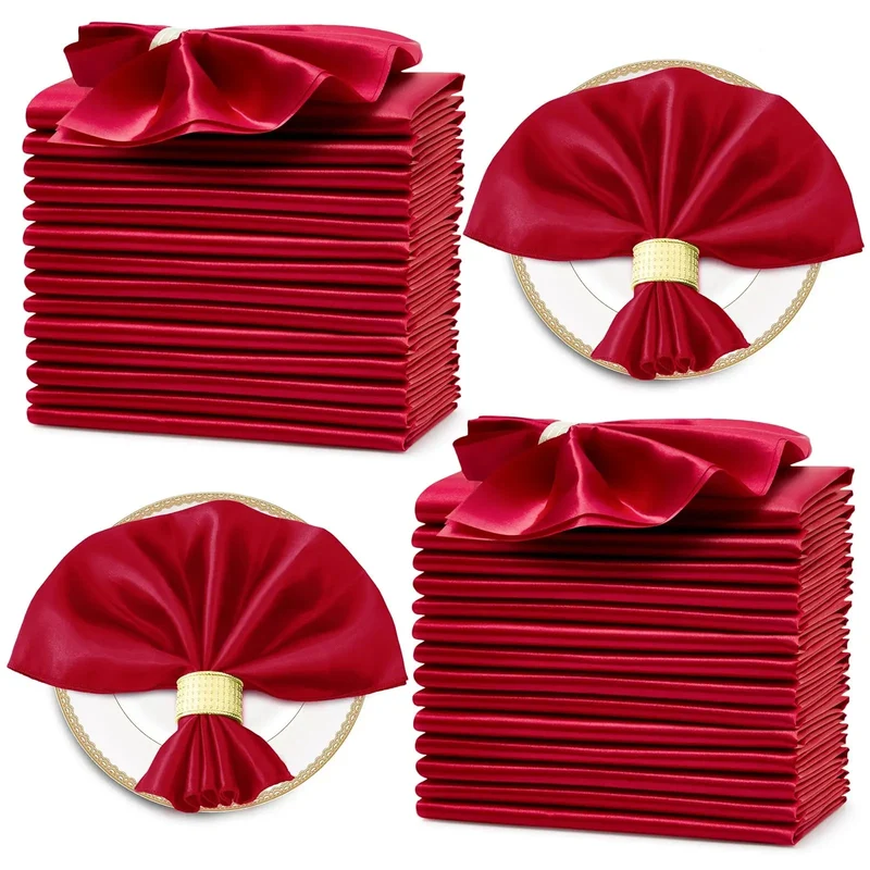 Serviettes de Table en Satin