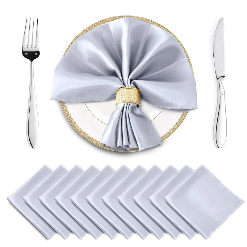 Serviettes de Table en Satin