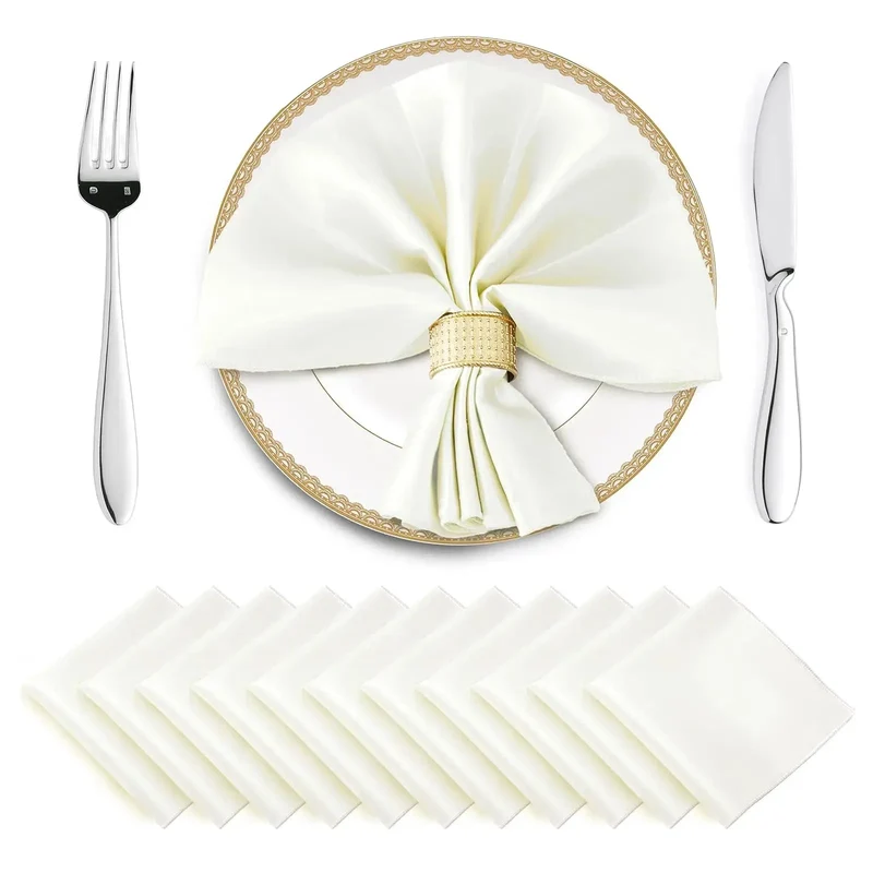 Serviettes de Table en Satin