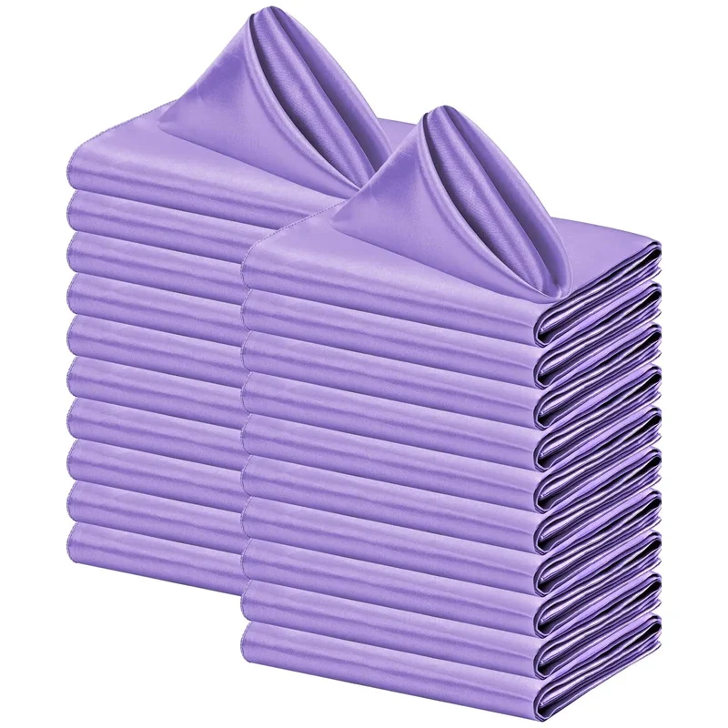 Serviettes de Table en Satin