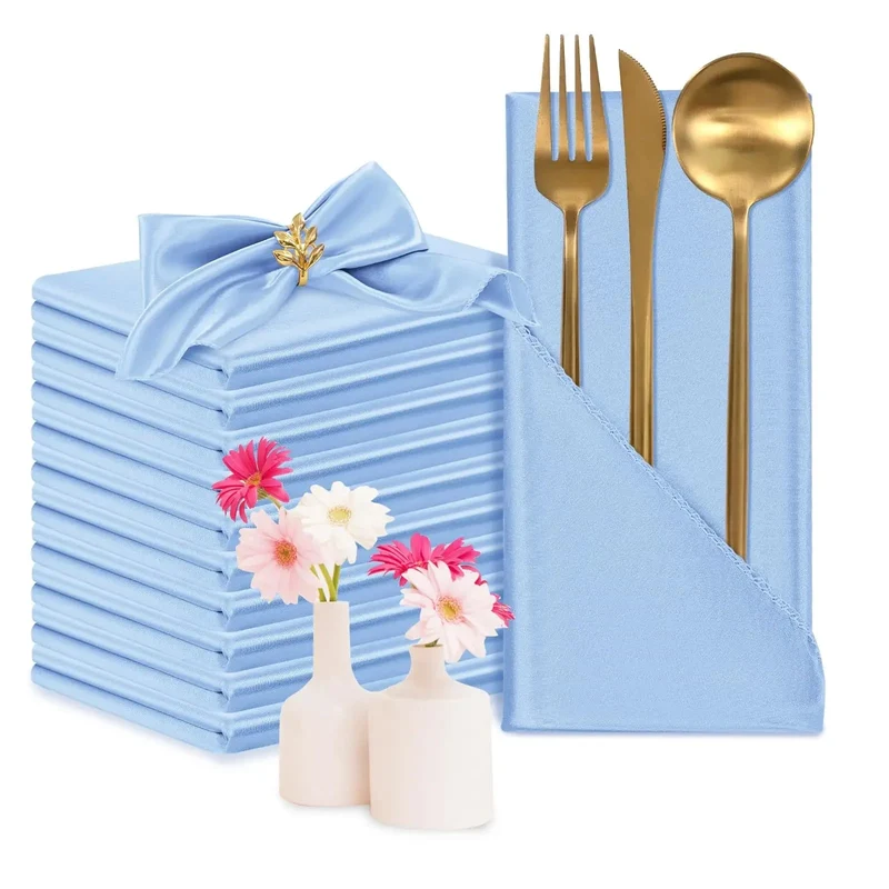 Serviettes de Table en Satin