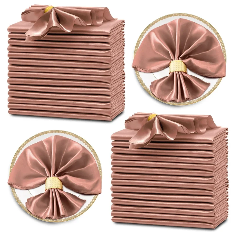 Serviettes de Table en Satin