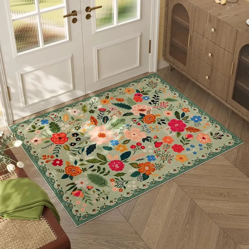 paillasson d'entrée Floral de Style scandinave