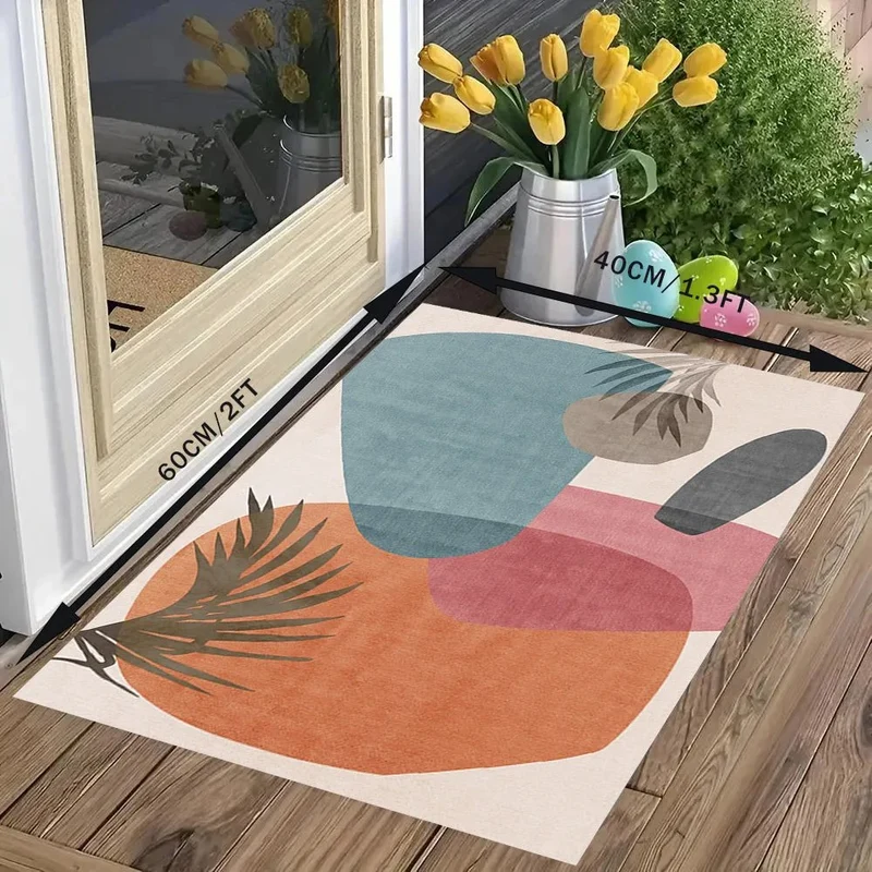 paillasson d'entrée Floral de Style scandinave