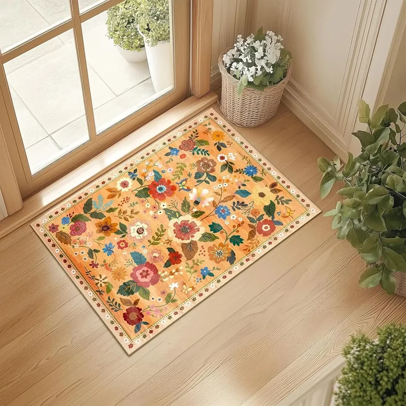 paillasson d'entrée Floral de Style scandinave