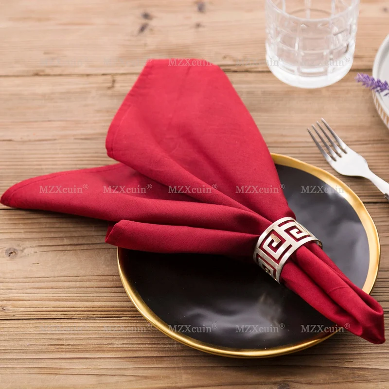 Serviettes de table en coton