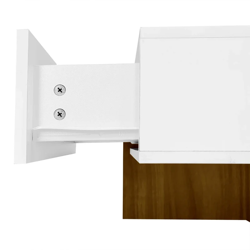 Table basse brillante avec 4 tiroirs