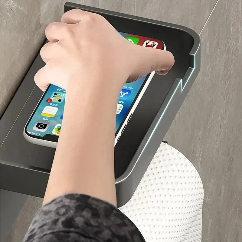 Porte-papier hygiénique en plastique