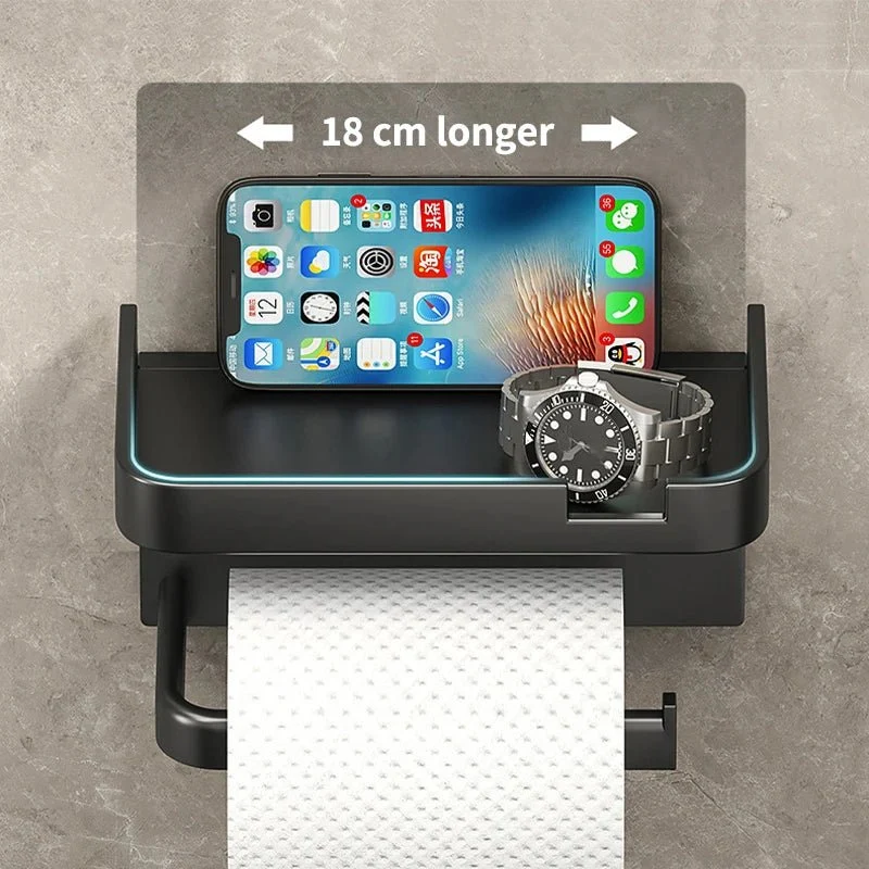 Porte-papier hygiénique en plastique