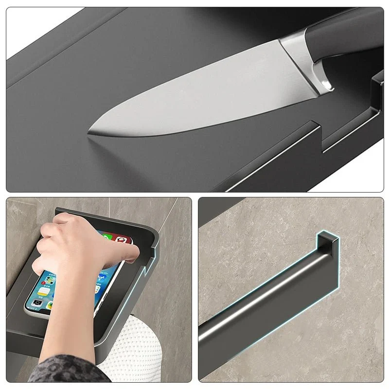 Porte-papier hygiénique en plastique
