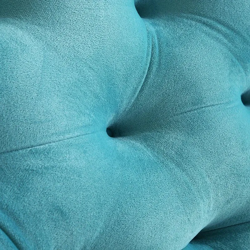 Tête de lit rembourrée en velours