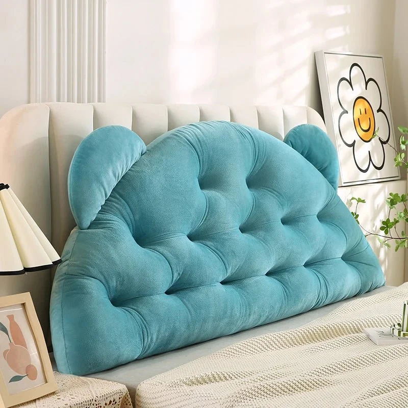 Tête de lit rembourrée en velours