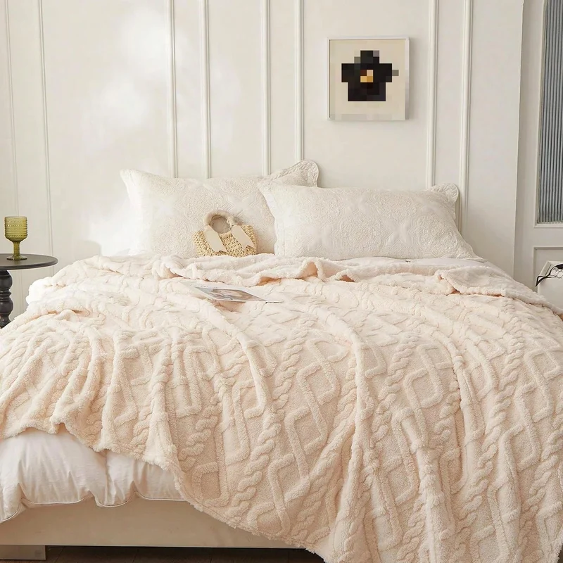 Couverture polaire corail monocouche 1 pièce