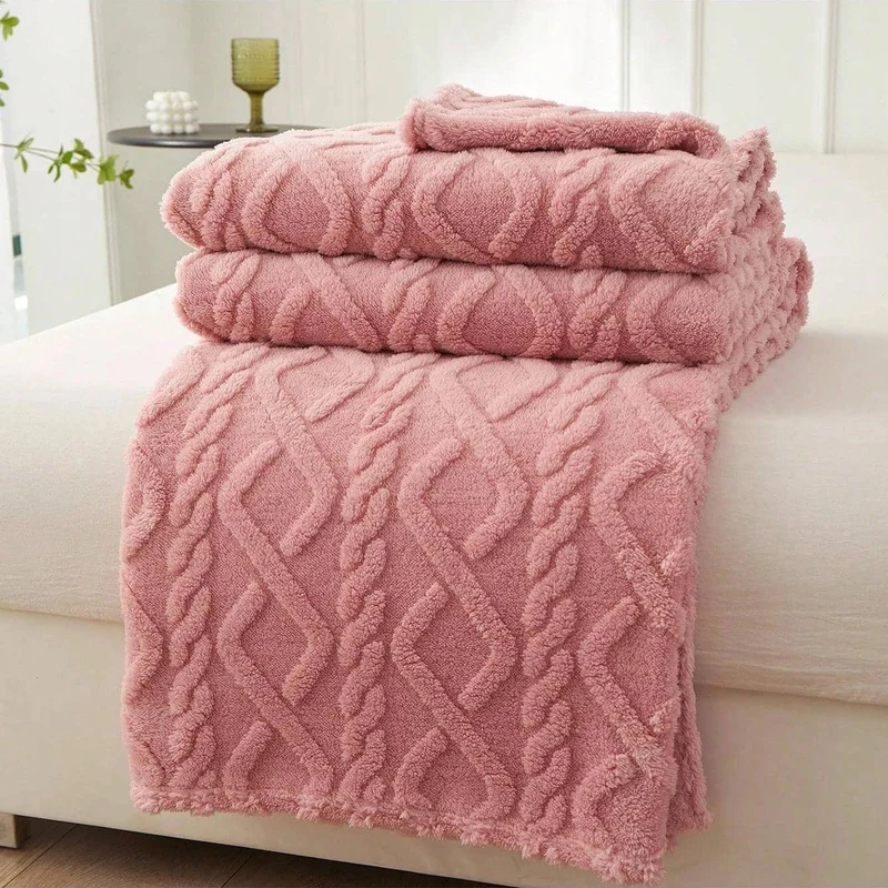 Couverture polaire corail monocouche 1 pièce