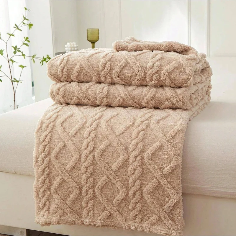 Couverture polaire corail monocouche 1 pièce