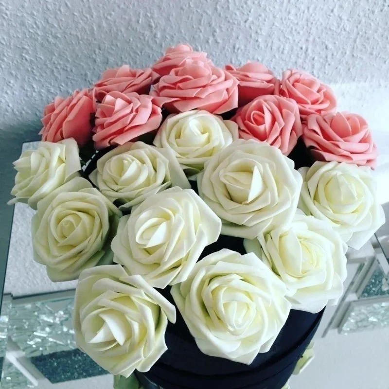 Bouquet de roses artificielles