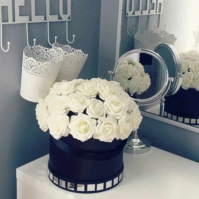 Bouquet de roses artificielles