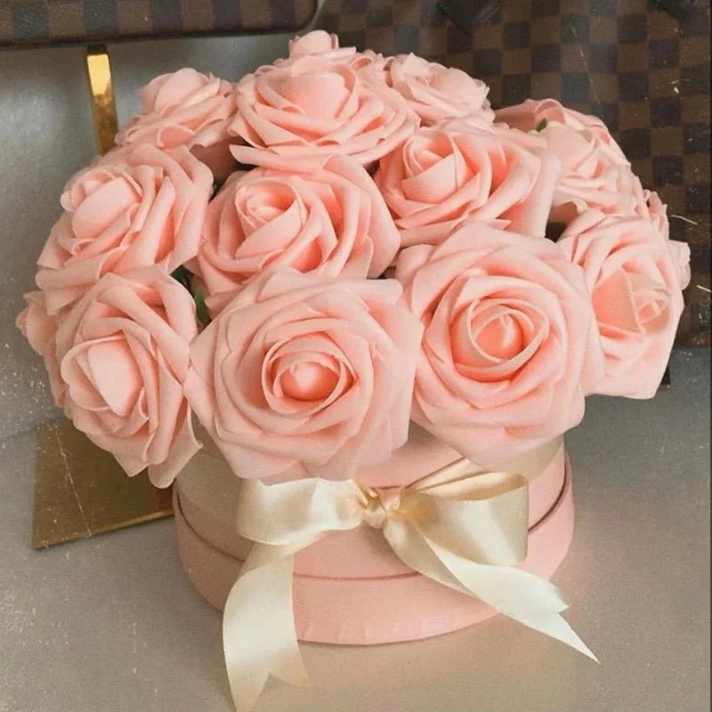 Bouquet de roses artificielles