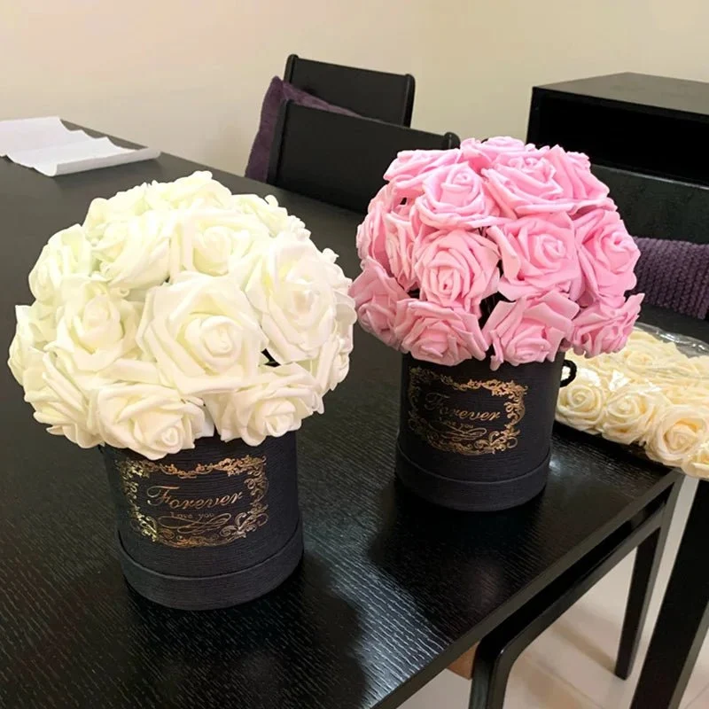 Bouquet de roses artificielles