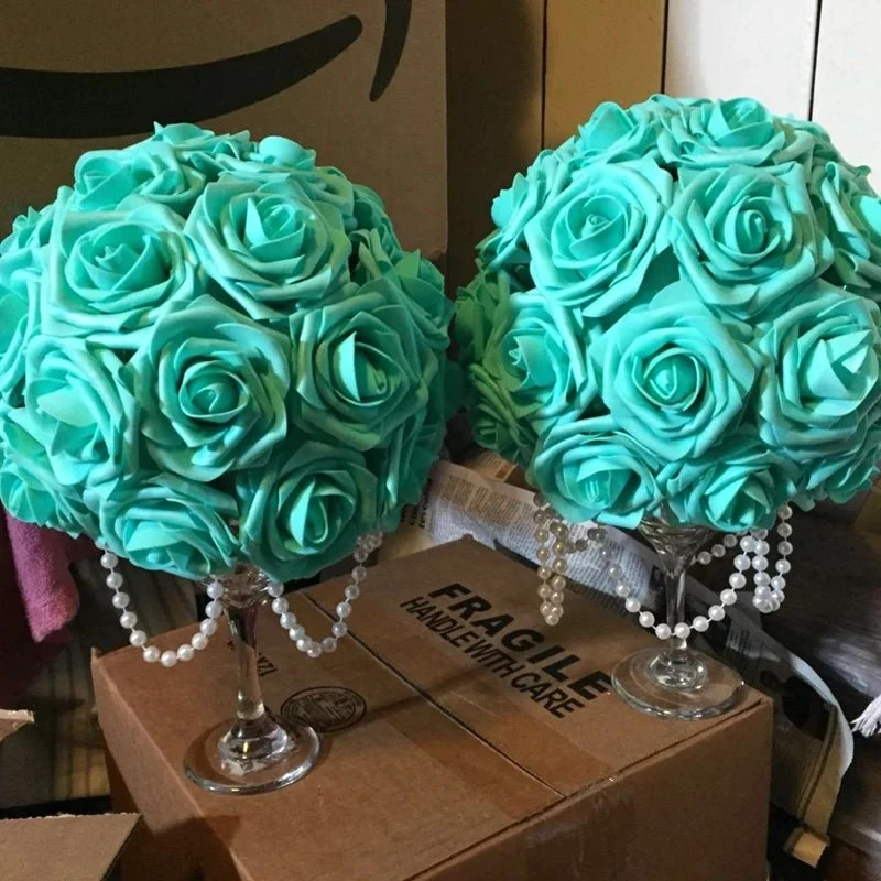 Bouquet de roses artificielles